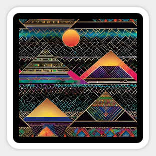 Psychedelic Apocalypse Eclipse Dreams 117 Sticker